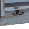 Alaterre Furniture Country Cottage Coat Hook with Storage Cubbies, Blue Antique Finish ACCA04BA - alternate 2